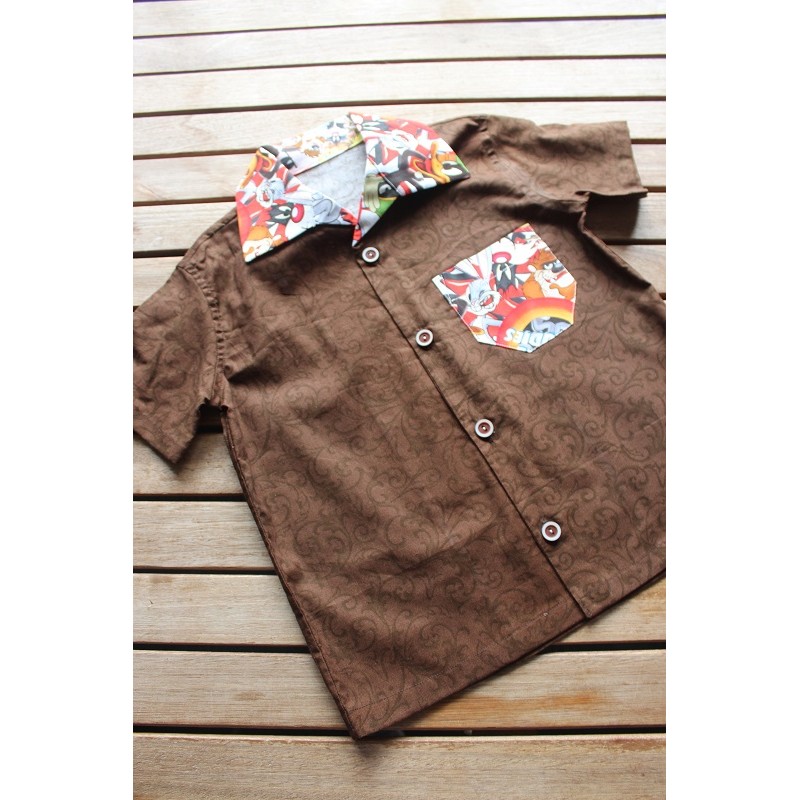 Boys' classic cut short sleeve shirt