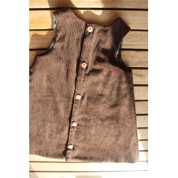 Corduroy dress with fleece lining Size 3-4