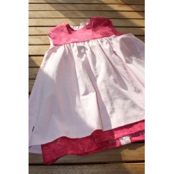 Colonial Dress with coordinating apron Size 4-6