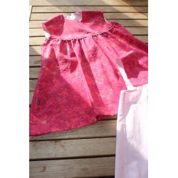 Colonial Dress with coordinating apron Size 4-6