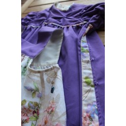 Colonial Dress with coordinating apron Size 2-4