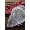 Colonial Dress with coordinating apron Size 2-4