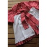 Colonial Dress with coordinating apron Size 2-4