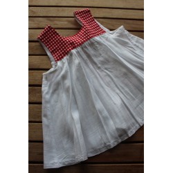 Colonial Dress with coordinating apron Size 2-4