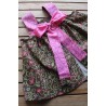 Colonial Dress with coordinating apron Size 2-4 (Fabric Fault)