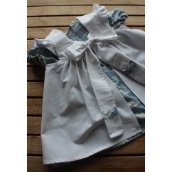 Colonial Dress with coordinating apron Size 2-4