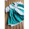 Colonial Dress with coordinating apron Size 2-4 (Four pieces)