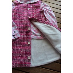 Jiffy Corduroy dress with fleece lining Size 4-6 and puritan collar shirt