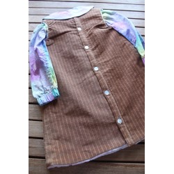 Jiffy Corduroy dress with fleece lining Size 4-6 and puritan collar shirt