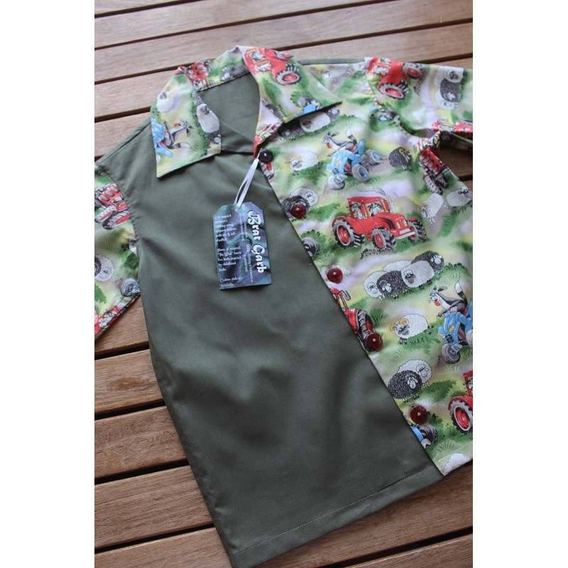 Boys' classic cut short sleeve shirt size 4-6