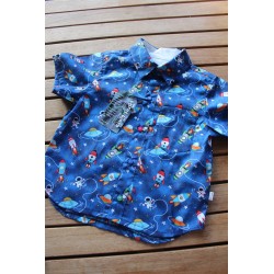 Baby Boys' classic cut short sleeve shirt.  Size 3