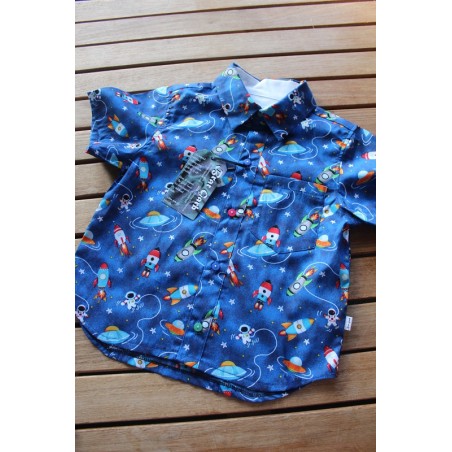 Baby Boys' classic cut short sleeve shirt.  Size 3