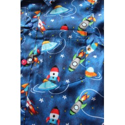 Baby Boys' classic cut short sleeve shirt.  Size 3