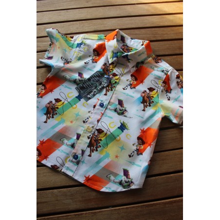 Baby Boys' classic cut short sleeve shirt.  Size 3