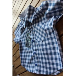 Baby Boys' classic cut short sleeve shirt.  Size 1