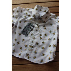 Baby Boys' classic cut short sleeve shirt.  Size 1