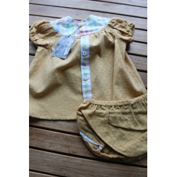 Baby Gown and matching Bloomers 6-12months