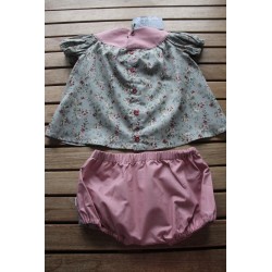 Baby Gown and matching Bloomers 6-12months