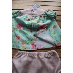 Baby Gown and matching Bloomers 6-12months