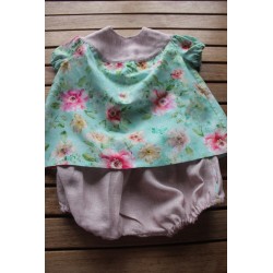 Baby Gown and matching Bloomers 6-12months