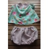 Baby Gown and matching Bloomers 6-12months