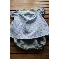 Baby Gown and matching Bloomers 6-12months