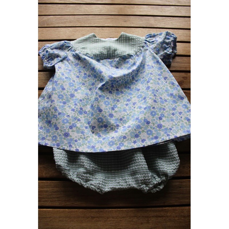 Baby Gown and matching Bloomers 6-12months