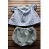 Baby Gown and matching Bloomers 6-12months