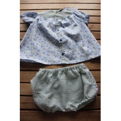 Baby Gown and matching Bloomers 6-12months