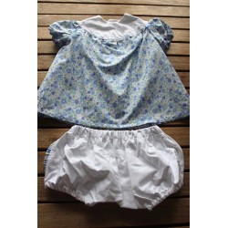 Baby Gown and matching Bloomers 6-12months