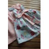 Colonial Dress with coordinating apron Size 2-4