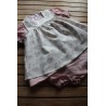 Colonial Dress with coordinating apron Size 2-4