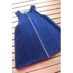 Corduroy dress with fleece lining Size 3-4