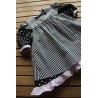 Colonial Dress with coordinating apron Size 2-4