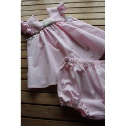 Colonial Dress with coordinating apron Size 2-4