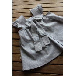 Colonial Dress with coordinating apron Size 2-4