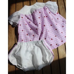 Baby Gown and matching Bloomers 6-12months