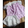 Baby Gown and matching Bloomers 6-12months