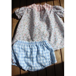 Baby Gown and matching Bloomers 6-12months