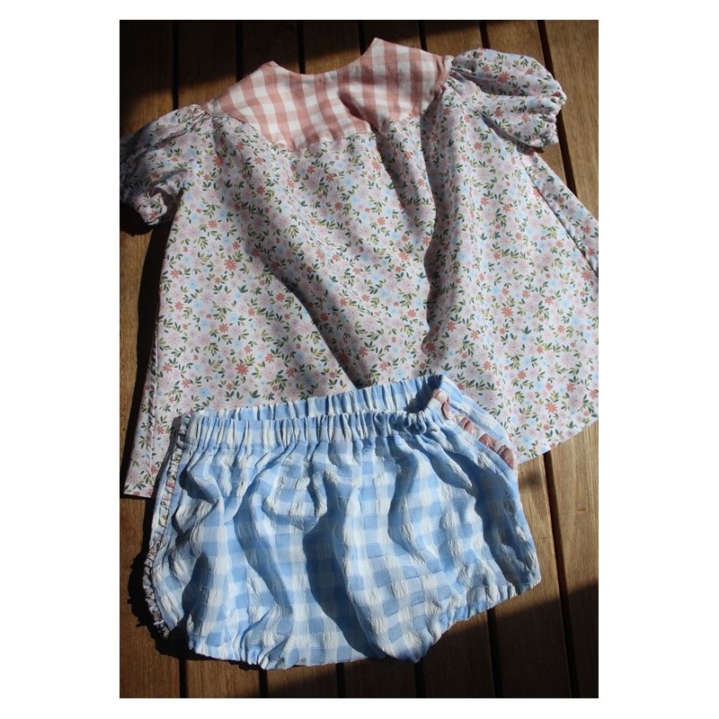 Baby Gown and matching Bloomers 6-12months