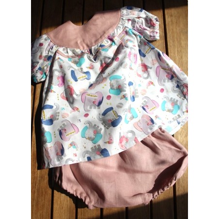 Baby Gown and matching Bloomers 6-12months