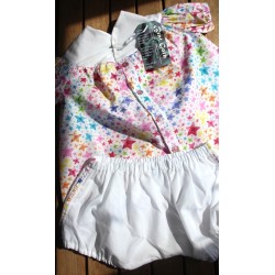 Baby Gown and matching Bloomers 6-12months