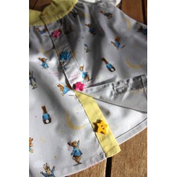 Baby Gown, Bloomers and matching booties 6-12months