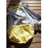 Baby Gown, Bloomers and matching booties 6-12months