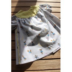 Baby Gown, Bloomers and matching booties 6-12months