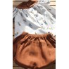Baby Gown, Bloomers and matching booties 6-12months
