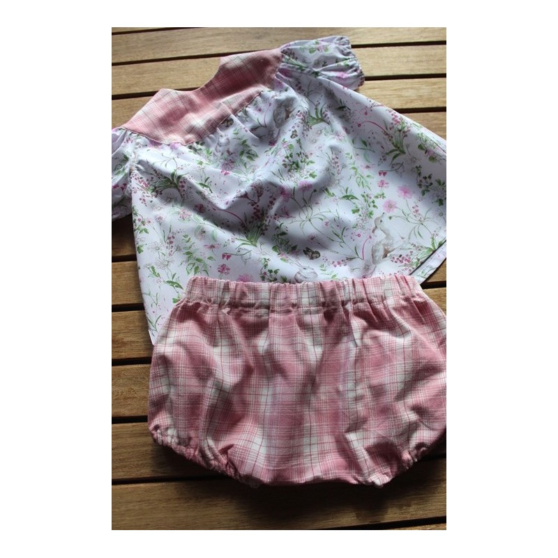 Baby Gown and matching Bloomers 6-12months