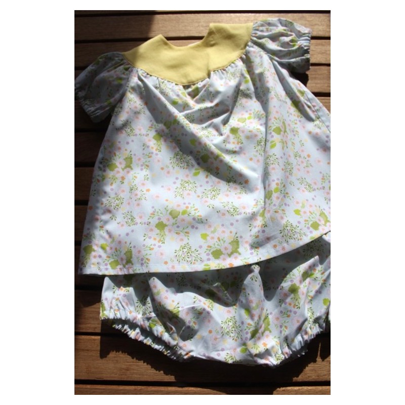 Baby Gown and matching Bloomers 6-12months