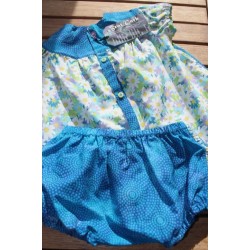 Baby Gown and matching Bloomers 6-12months