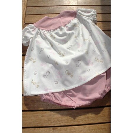 Baby Gown and matching Bloomers 6-12months